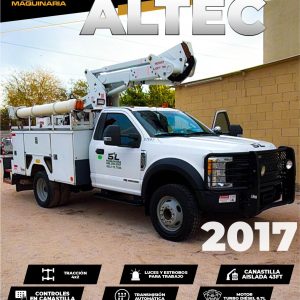 Canastilla Ford F550 Altec 2017